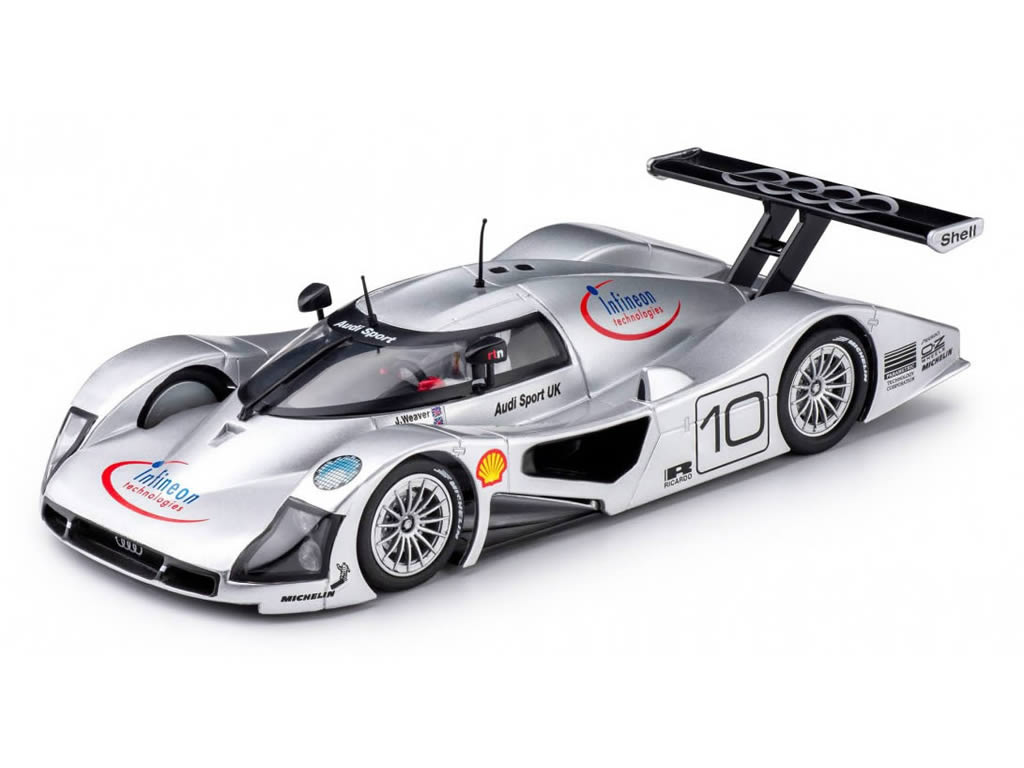 Audi R8C N°9 et N°10 Presentation 1999 - CA12d - Slot.it Convertible