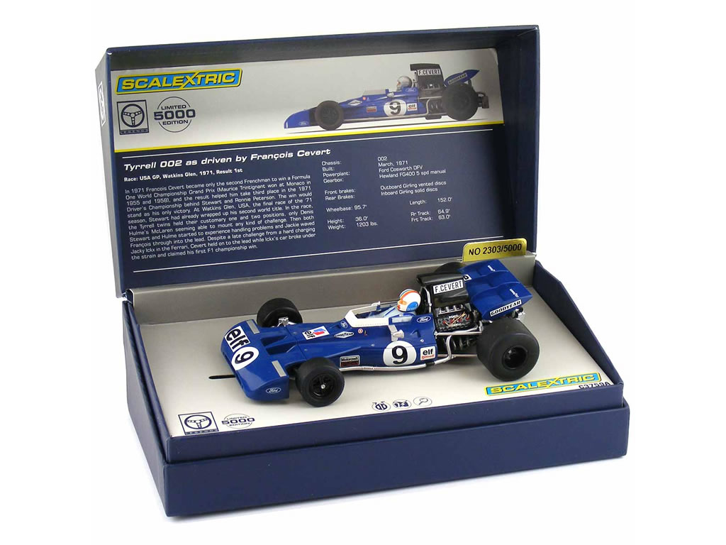 F1 Ford Cosworth DFV N°9 TYRELL 002 - C3759A - Scalextric Analogique - EL 5000 Exemplaires – Image 2