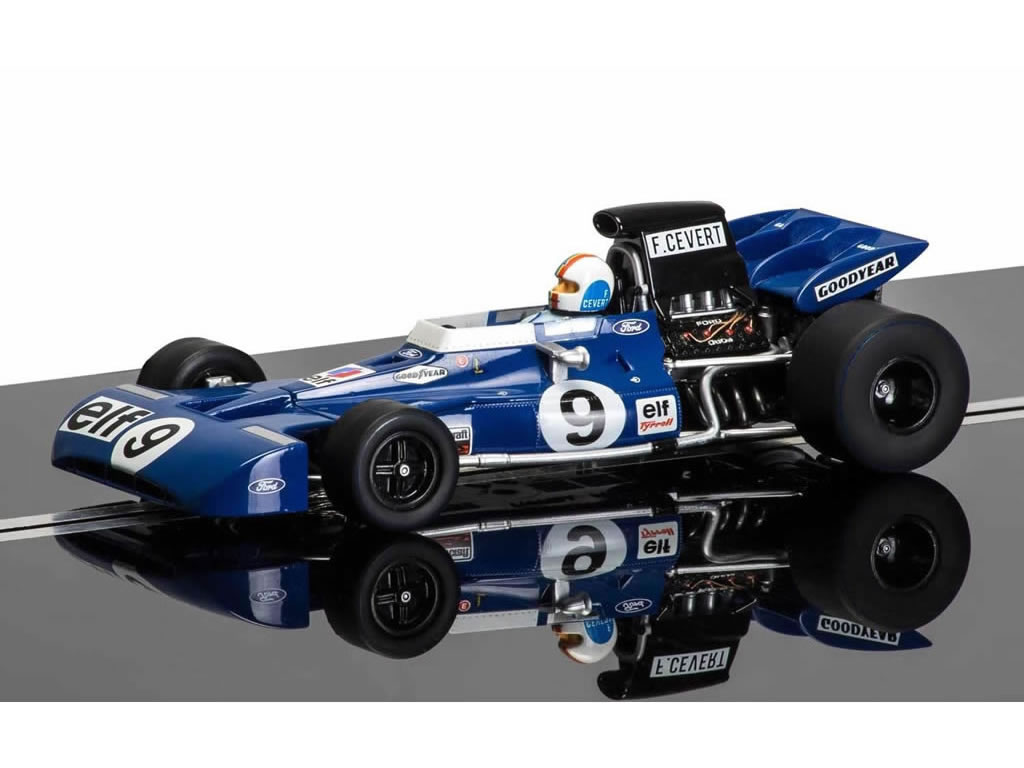 F1 Ford Cosworth DFV N°9 TYRELL 002 - C3759A - Scalextric Analogique - EL 5000 Exemplaires
