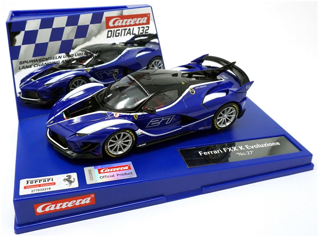 Ferrari FXX K Evoluzione N°27 Bleu - 30947 - Carrera Digital 132 – Image 2