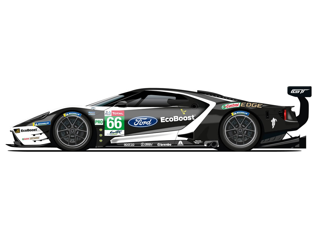 Ford GT Race Car N°66 - 30970 - Carrera Digital 132 – Image 3