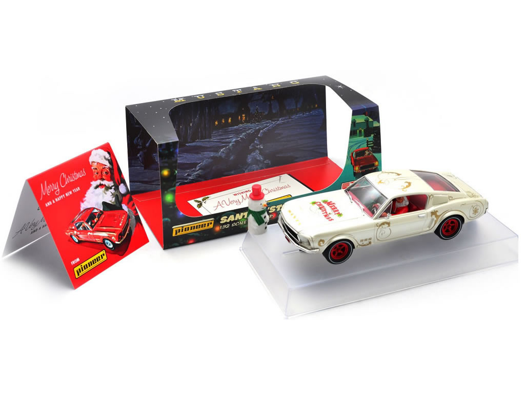 Ford Mustang 390 GT Santa's 'Stang, Buttermilk White 2018 - P071 - Pioneer DPR 132 - EL 200 Exemplaires – Image 6