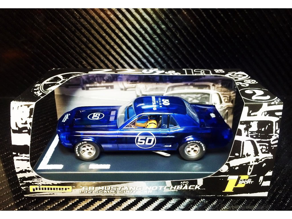 Ford Mustang Notchback 1968 Blue X-Ray, '50th Anniversary' N°50 - P052 - Pioneer DPR 132 - EL 68 Exemplaires – Image 2