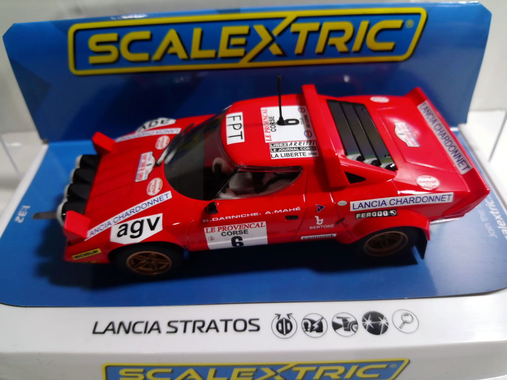 Lancia Stratos Tour de Corse Rally de France 1975 N°6 - C3930 - Scalextric Analogique – Image 4