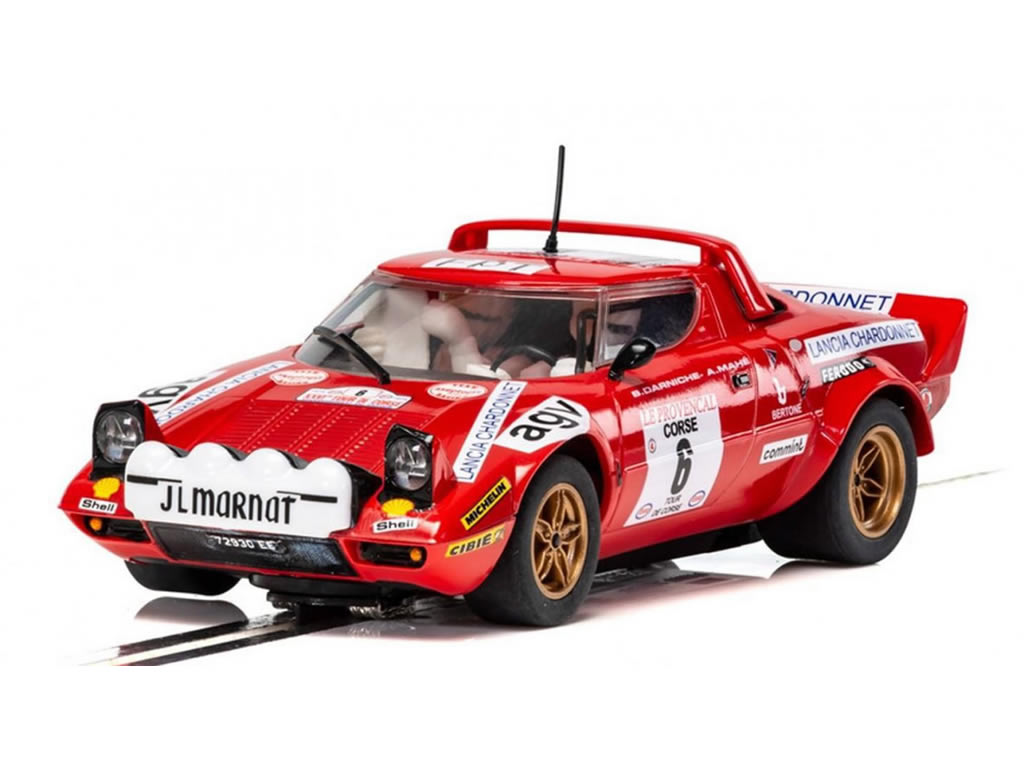 Lancia Stratos Tour de Corse Rally de France 1975 N°6 - C3930 - Scalextric Analogique