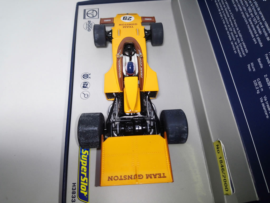 F1 Lotus 72 Gunston 1974 N°29 Ian Scheckter - H3833a - Superslot Analogique - EL 2000 Exemplaires – Image 10