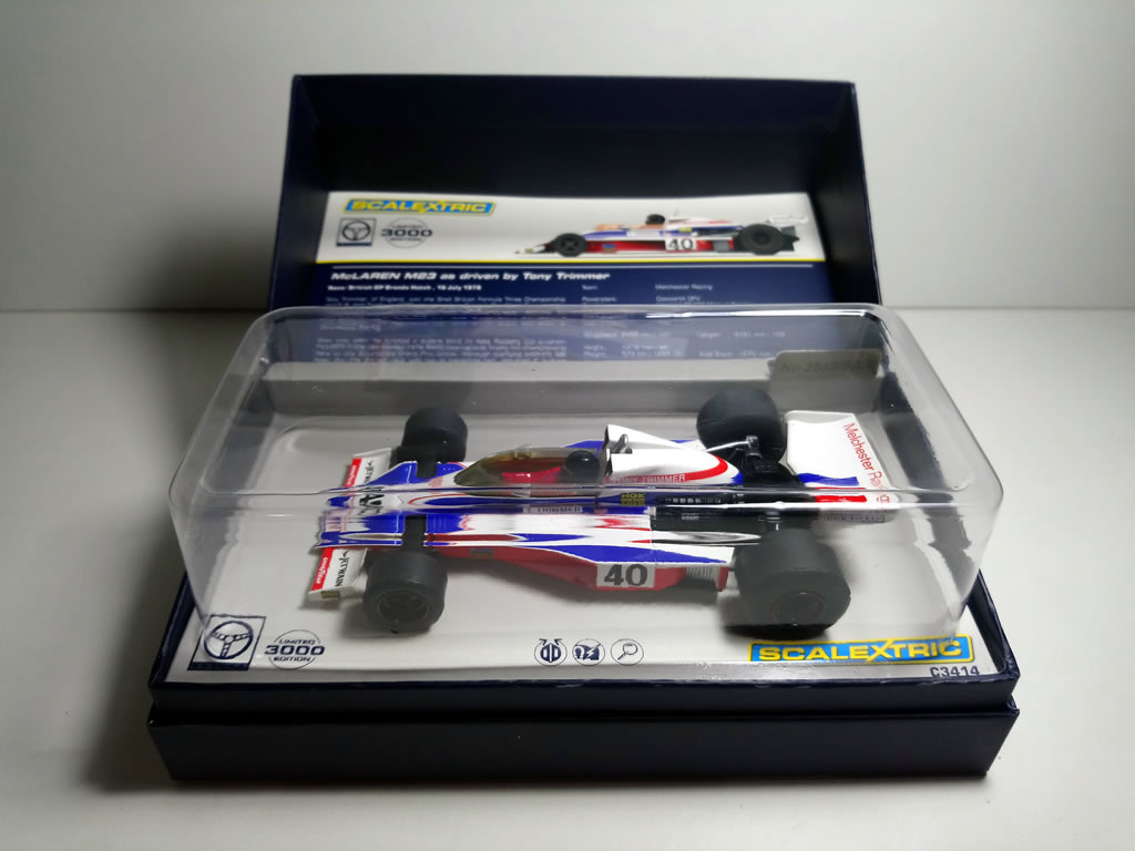 F1 McLaren M23 British GP 1978 N°40 - C3414a - Scalextric Analogique - EL 3000 Exemplaires – Image 3