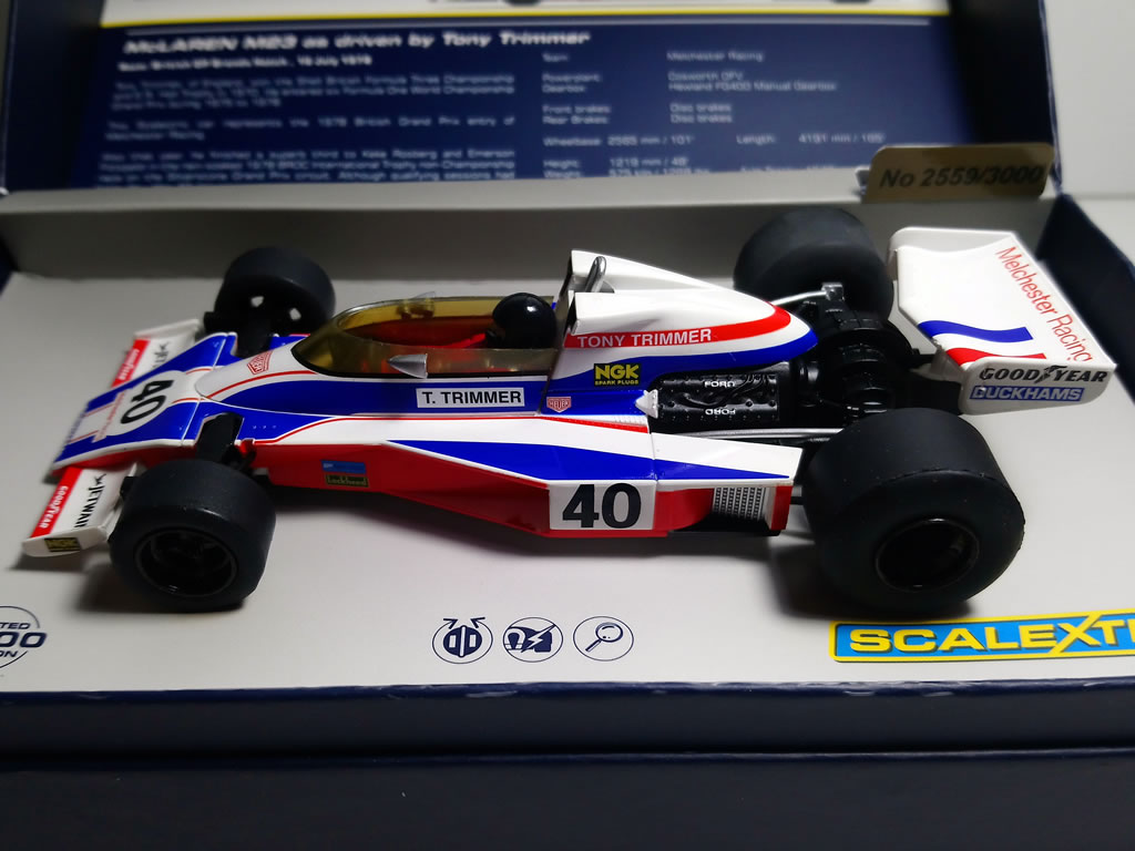 F1 McLaren M23 British GP 1978 N°40 - C3414a - Scalextric Analogique - EL 3000 Exemplaires – Image 4