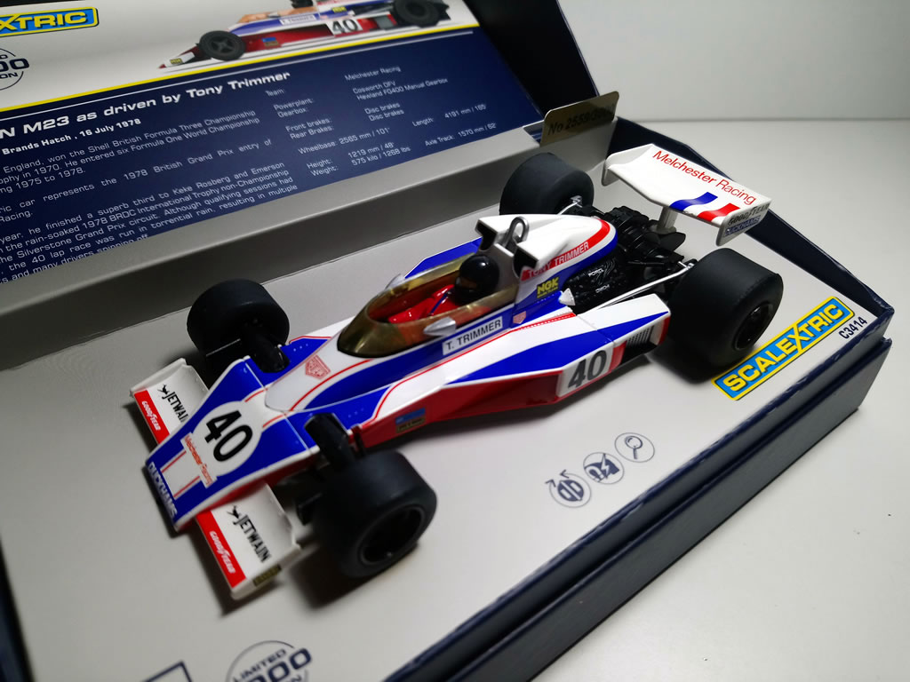 F1 McLaren M23 British GP 1978 N°40 - C3414a - Scalextric Analogique - EL 3000 Exemplaires – Image 6