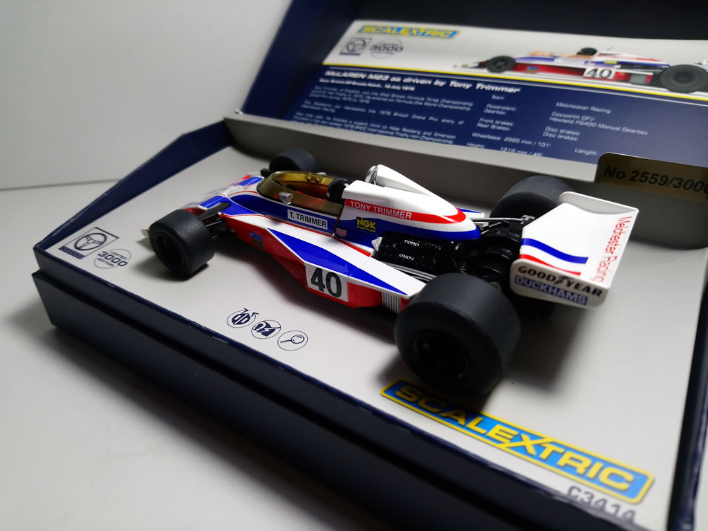 F1 McLaren M23 British GP 1978 N°40 - C3414a - Scalextric Analogique - EL 3000 Exemplaires – Image 9