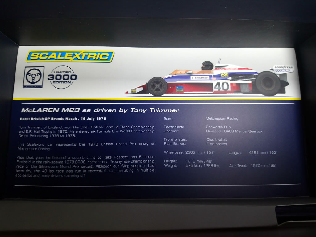 F1 McLaren M23 British GP 1978 N°40 - C3414a - Scalextric Analogique - EL 3000 Exemplaires – Image 13