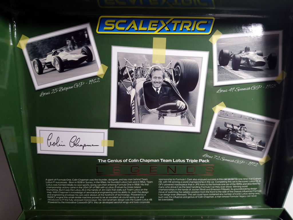 F1 The Genius of Colin Chapman Team Lotus Triple Pack - C4184A - Scalextric Analogique - EL 1500 Exemplaires – Image 21
