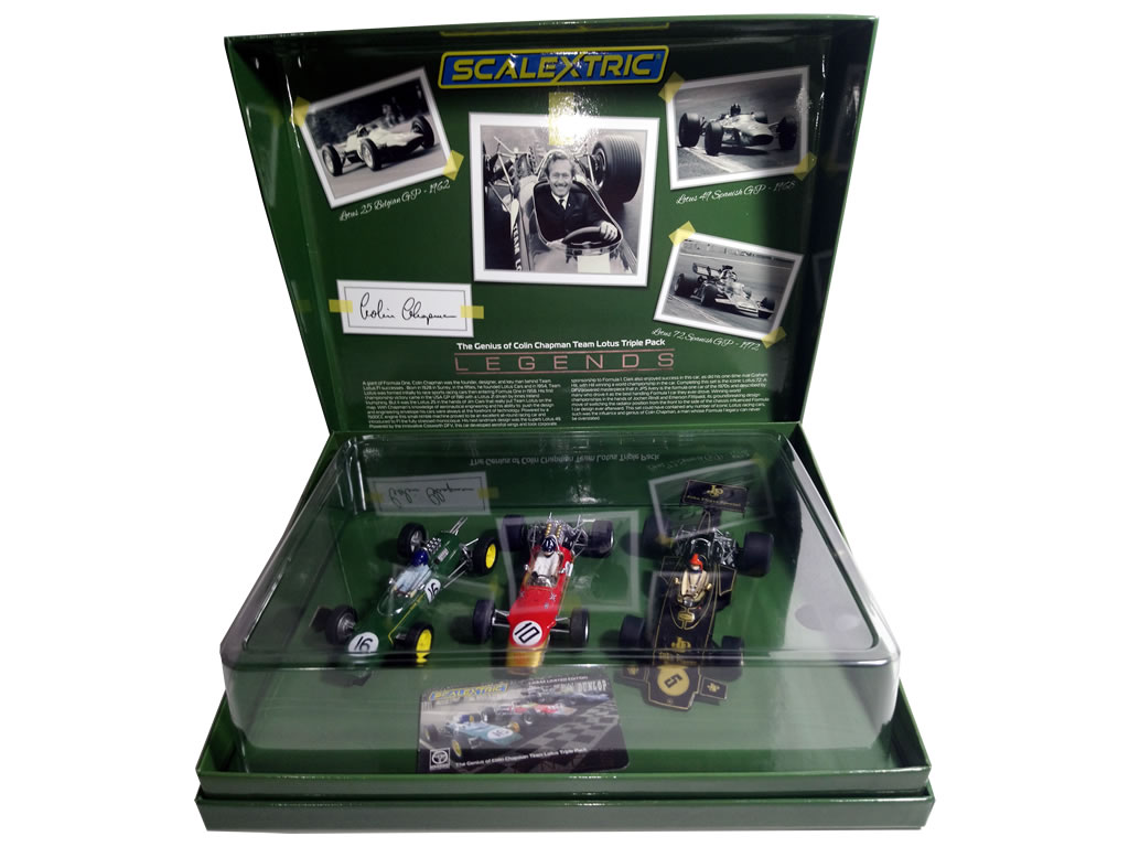 F1 The Genius of Colin Chapman Team Lotus Triple Pack - C4184A - Scalextric Analogique - EL 1500 Exemplaires – Image 22