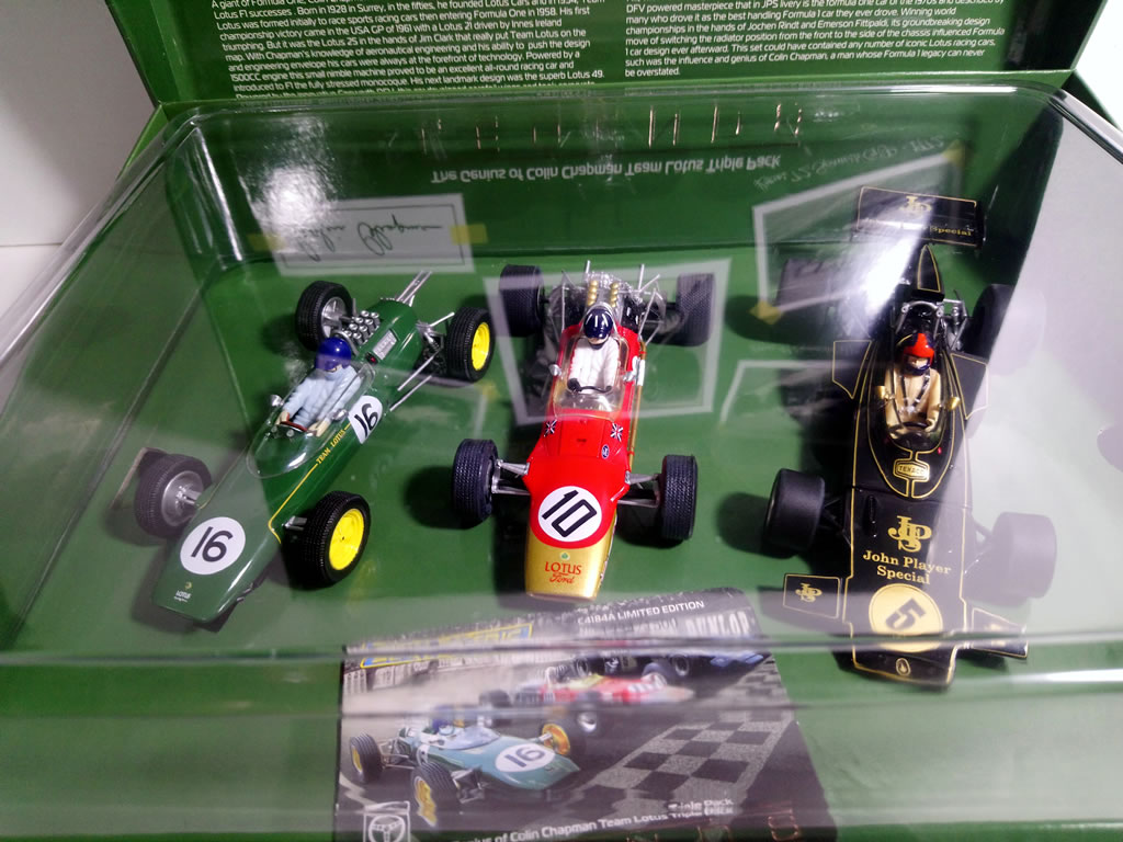 F1 The Genius of Colin Chapman Team Lotus Triple Pack - C4184A - Scalextric Analogique - EL 1500 Exemplaires – Image 23