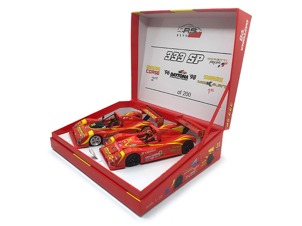 Ferrari 333 SP Twin Pack Daytona 1996-1998 N°30 - RS0088 - RevoSlot Convertible - EL 200 Exemplaires – Image 2