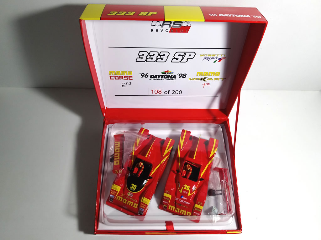 Ferrari 333 SP Twin Pack Daytona 1996-1998 N°30 - RS0088 - RevoSlot Convertible - EL 200 Exemplaires – Image 14