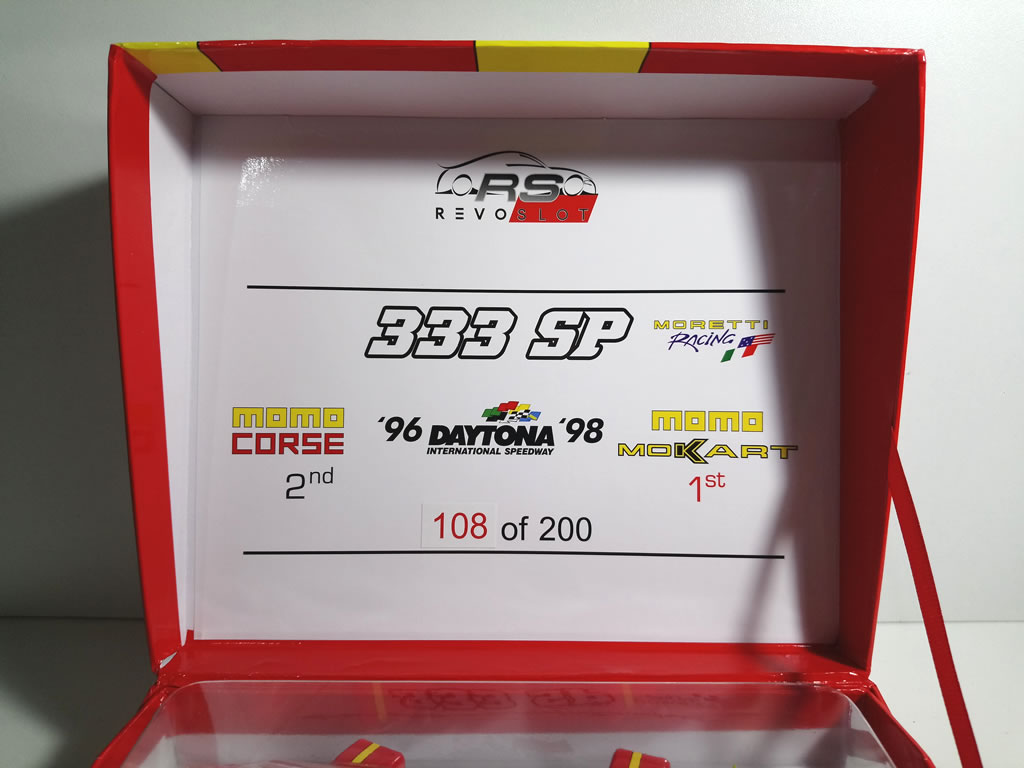 Ferrari 333 SP Twin Pack Daytona 1996-1998 N°30 - RS0088 - RevoSlot Convertible - EL 200 Exemplaires – Image 15