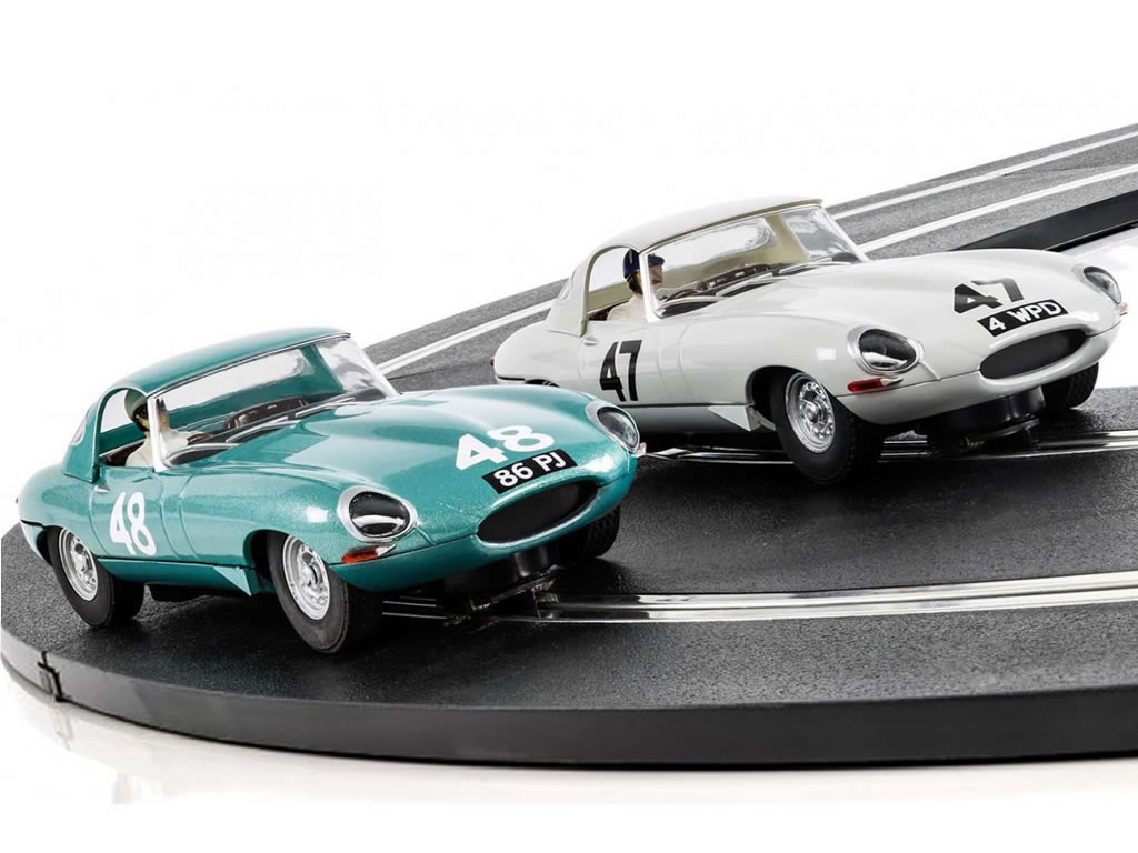 Jaguar E-type 1963 Twin Pack N°47 et N°48 - H3898A - Superslot DPR 132 - EL 2000 Exemplaires