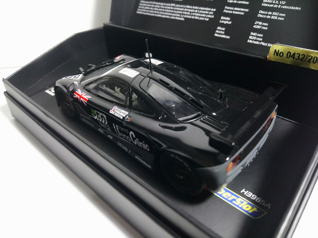 McLaren F1 GTR Le Mans 1995 N°59 Limited Edition - H3965A - Superslot DPR 132 - EL 2000 Exemplaires – Image 8