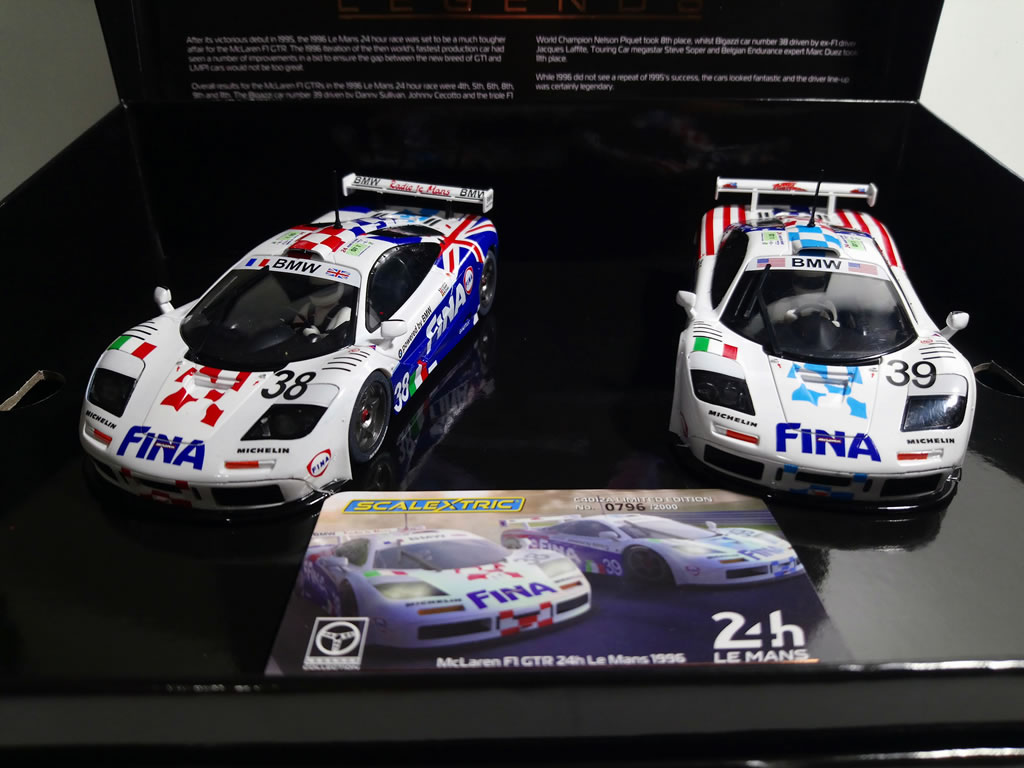 McLaren F1 GTR Le Mans 1996 Twin Pack N°38 et N°39 - C4012A - Scalextric DPR 132 - EL 2000 Exemplaires – Image 8