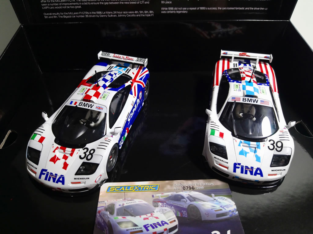 McLaren F1 GTR Le Mans 1996 Twin Pack N°38 et N°39 - C4012A - Scalextric DPR 132 - EL 2000 Exemplaires – Image 9