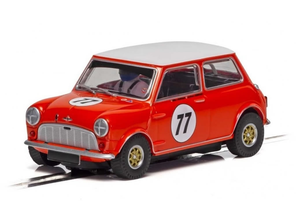 Mini Austin Mini Cooper S Andrew & Mike Jordan 2019 N°77 - C4154 - Scalextric Analogique