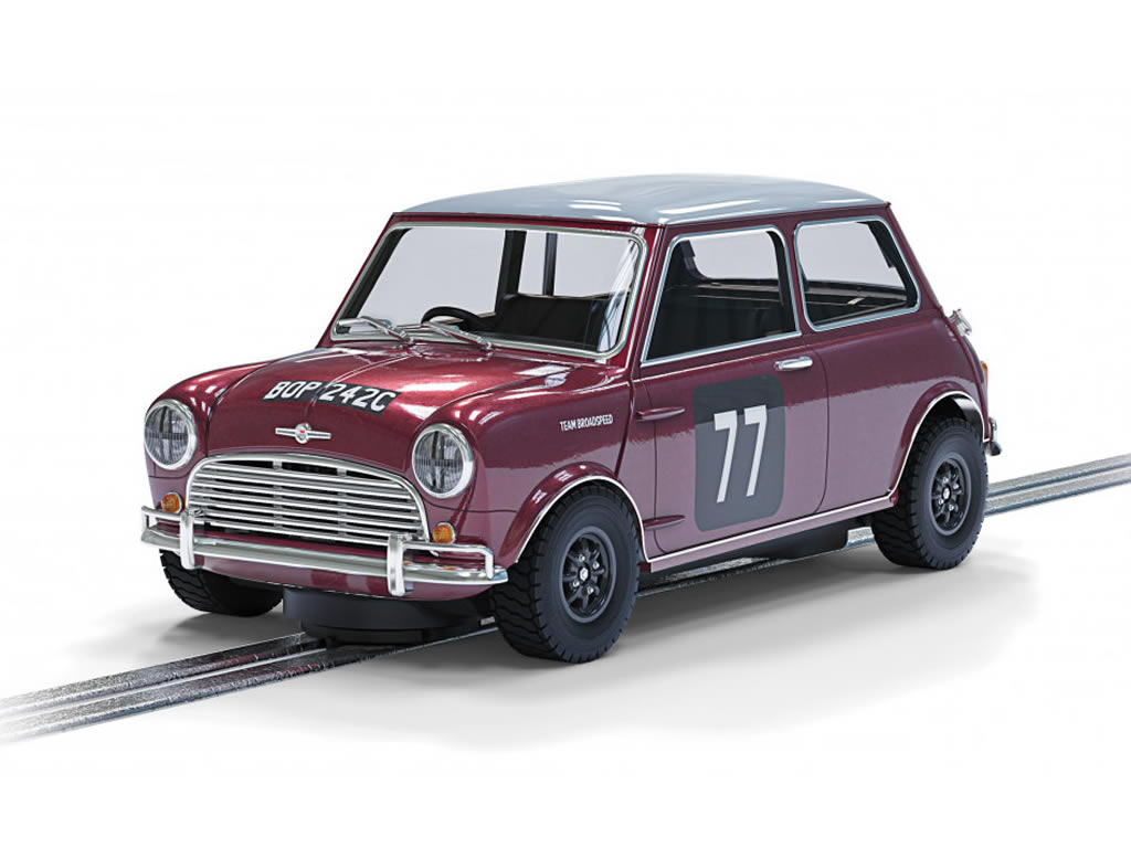 Mini Austin Mini Cooper S Broadspeed N°77 - C4238 - Scalextric Analogique