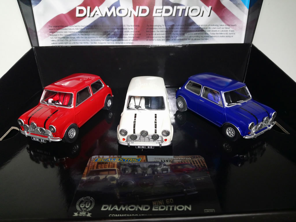 Mini Diamond Triple Pack - C4030A - Scalextric Analogique - EL 2000 Exemplaires – Image 3