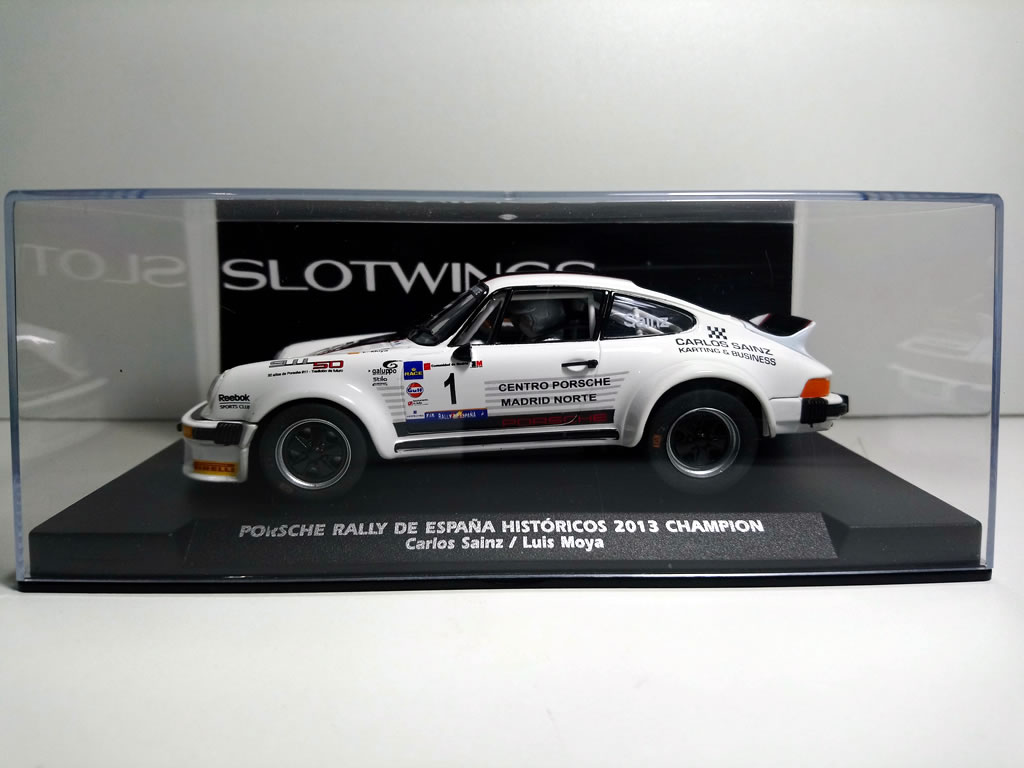 Porsche 934 Rally de España Historicos 2013 Champion N°1 - W044-04 - Slotwings Convertible – Image 2