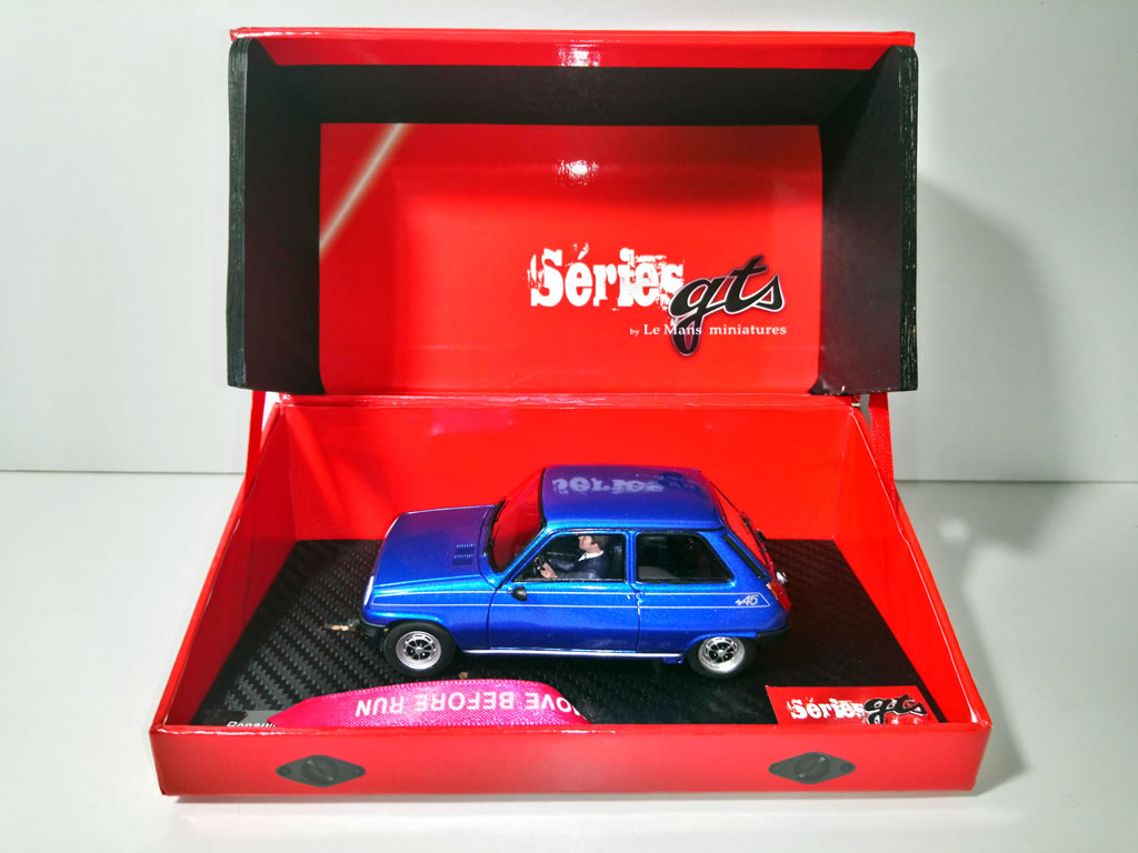 Renault 5 Alpine Bleue - GTS132002 - Le Mans Miniatures Convertible – Image 2
