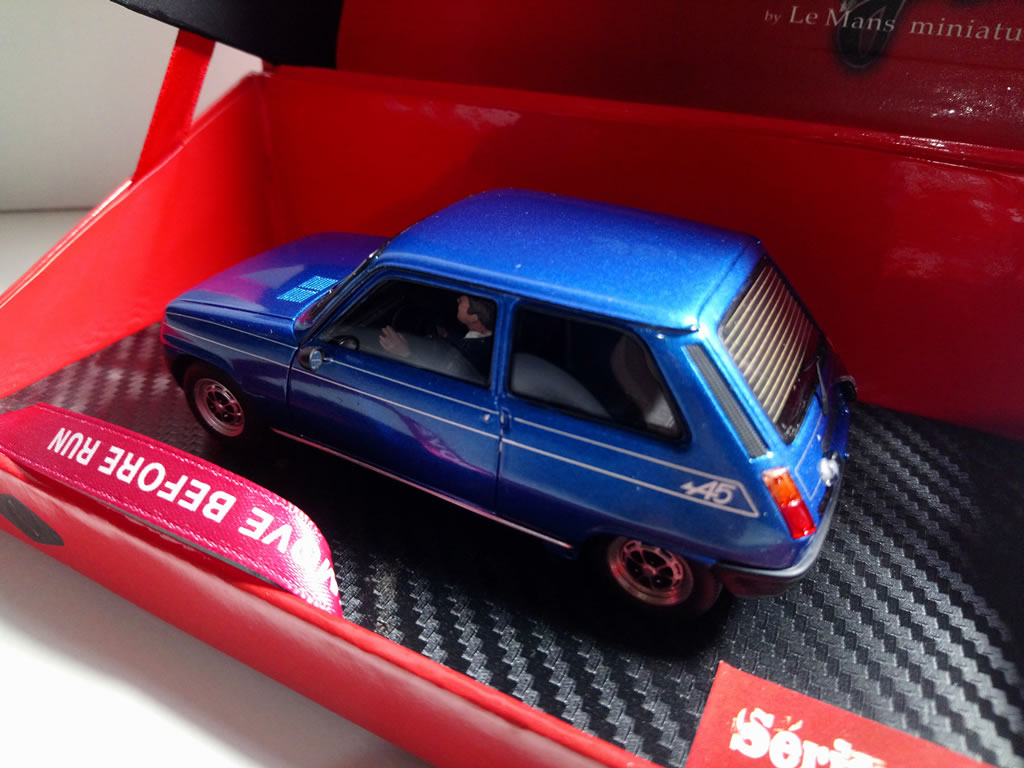 Renault 5 Alpine Bleue - GTS132002 - Le Mans Miniatures Convertible – Image 3