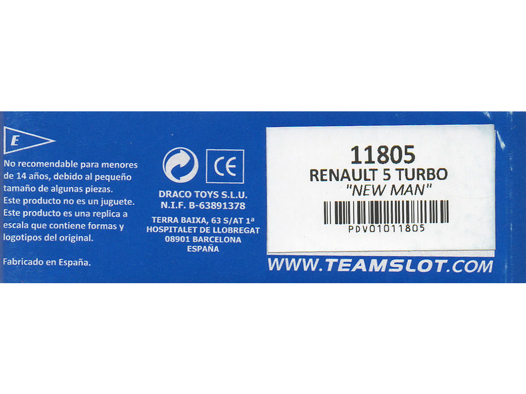 Renault 5 Turbo N°9 New Man - PDV01011805 - TEAMSLOT Analogique – Image 7