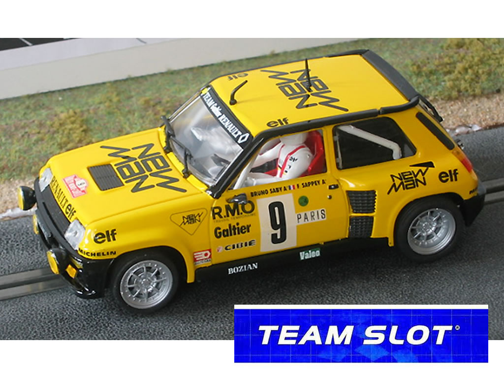 Renault 5 Turbo N°9 New Man - PDV01011805 - TEAMSLOT Analogique