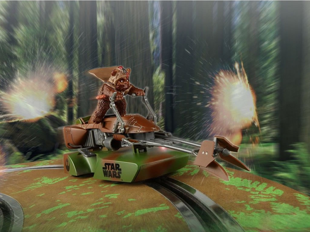 Star Wars EWOK 74-Z Speeder Bike - C3299 - Scalextric Analogique – Image 19