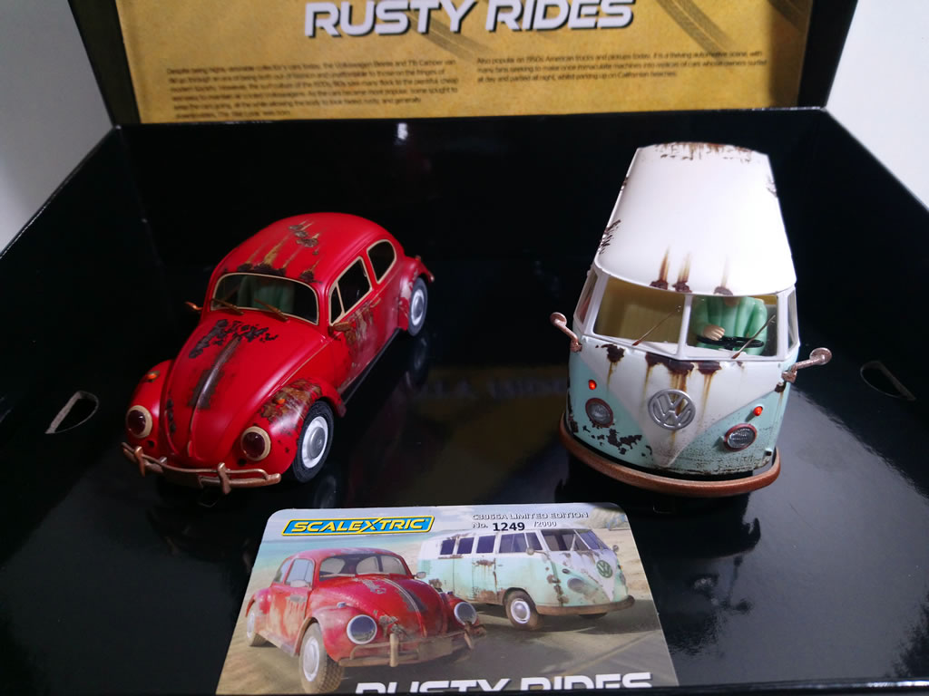 Volkswagen Rusty Rides Beetle & T1B Camper Van - C3966A - Scalextric DPR 132 - EL 2000 Exemplaires – Image 3