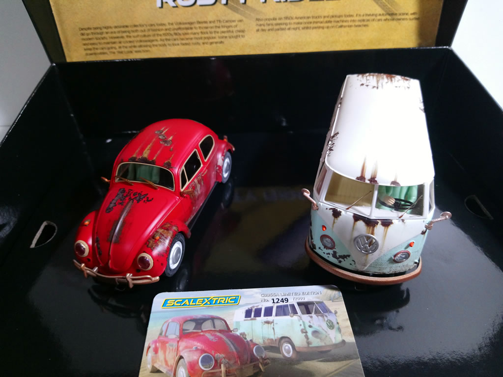 Volkswagen Rusty Rides Beetle & T1B Camper Van - C3966A - Scalextric DPR 132 - EL 2000 Exemplaires – Image 6