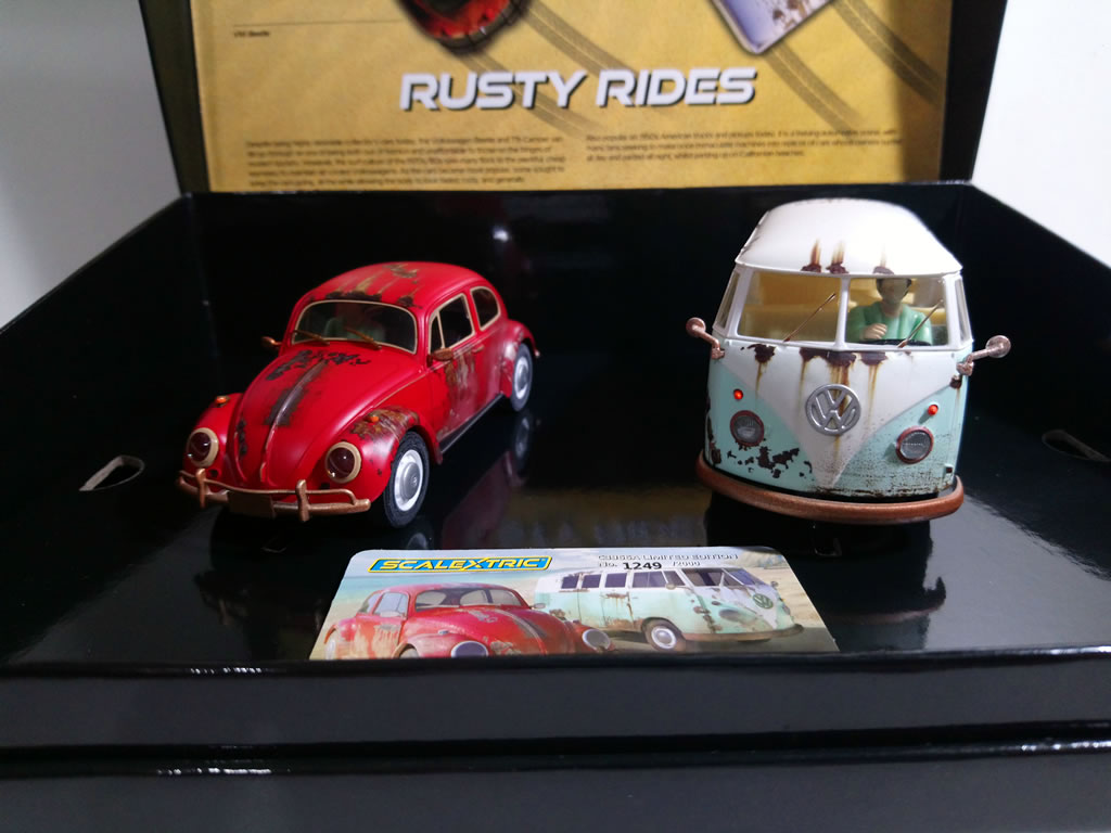 Volkswagen Rusty Rides Beetle & T1B Camper Van - C3966A - Scalextric DPR 132 - EL 2000 Exemplaires – Image 7