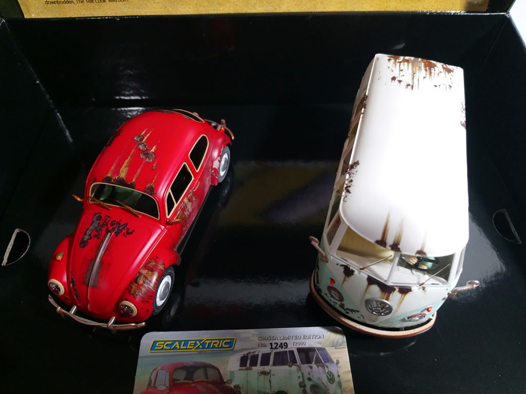 Volkswagen Rusty Rides Beetle & T1B Camper Van - C3966A - Scalextric DPR 132 - EL 2000 Exemplaires – Image 8