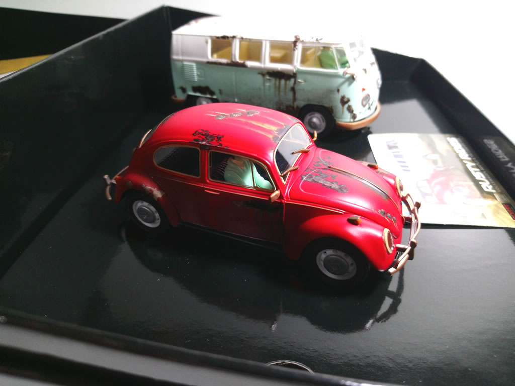 Volkswagen Rusty Rides Beetle & T1B Camper Van - C3966A - Scalextric DPR 132 - EL 2000 Exemplaires – Image 10