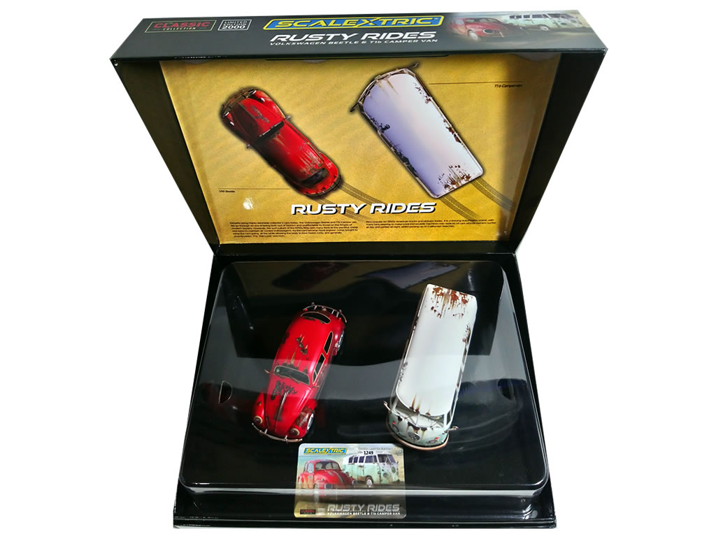 Volkswagen Rusty Rides Beetle & T1B Camper Van - C3966A - Scalextric DPR 132 - EL 2000 Exemplaires – Image 17