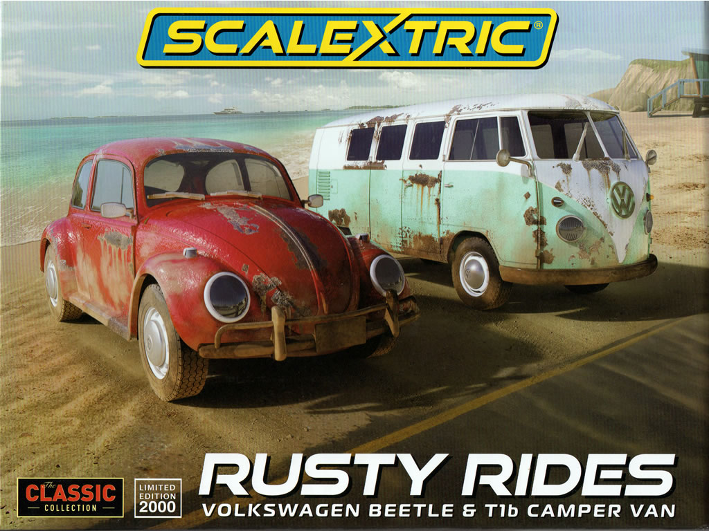 Volkswagen Rusty Rides Beetle & T1B Camper Van - C3966A - Scalextric DPR 132 - EL 2000 Exemplaires – Image 19