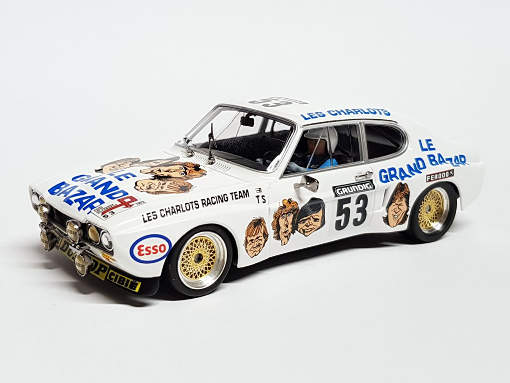 Ford Capri 2600 LV Tour de France 1973 N°53 Rouget Circuit - 00407 - SRC Convertible - EL 415 Exemplaires
