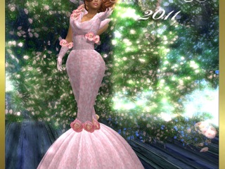 Happy New Year 2001 Pink - Lillous Designs