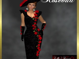 Rosebud Red Roses - Lillous Designs